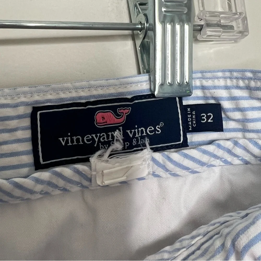 Vineyard Vines Men’s Seersucker Patriotic American Flag Breaker Short Size 32 - Picture 13 of 14